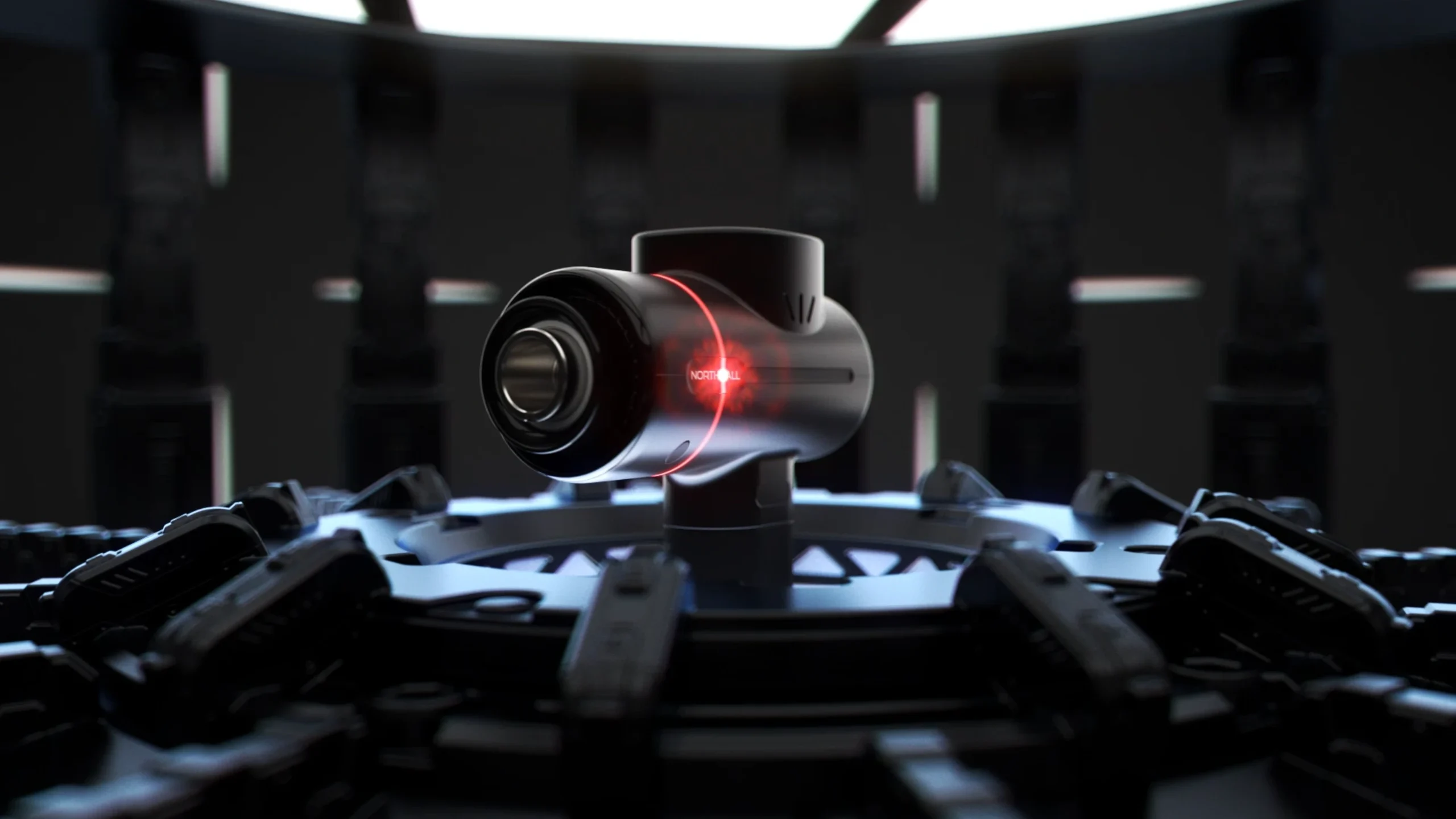 Massage Gun 3D Renderings