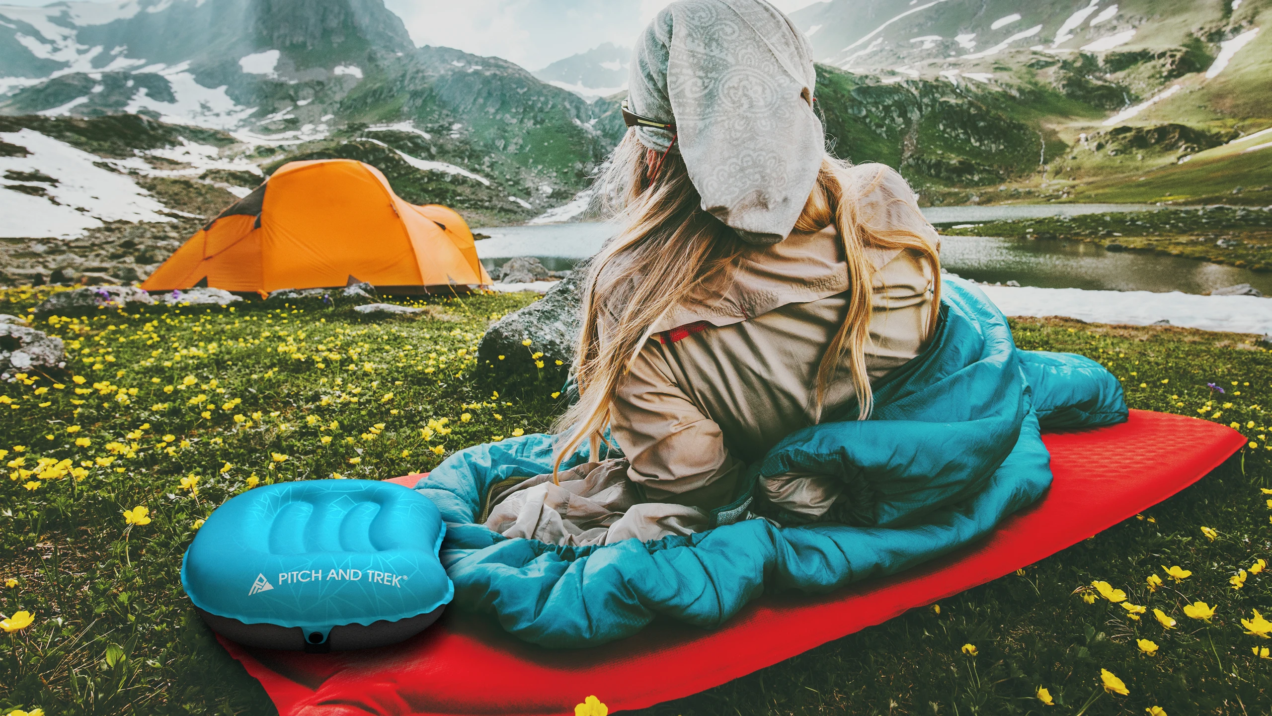 Camping Pillow 3D Renderings